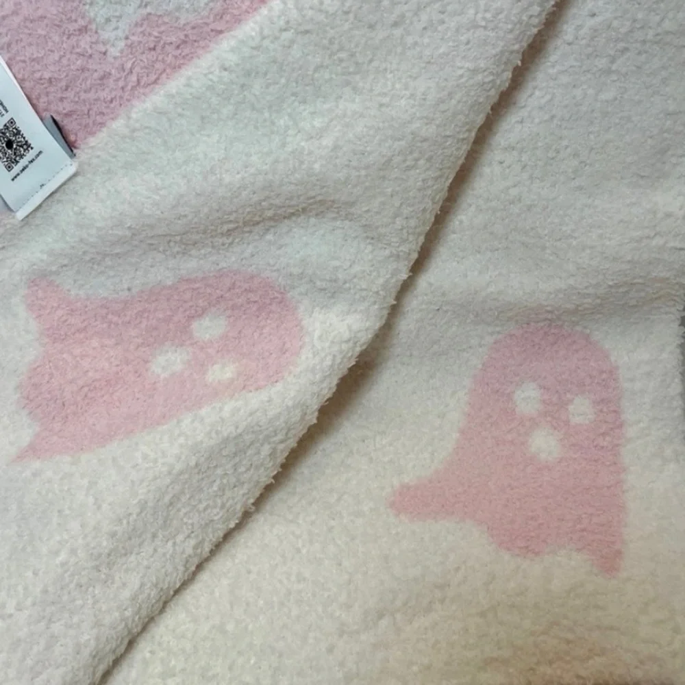 NEW Cupcakes & Cashmere Pink Ghost Blanket NWT